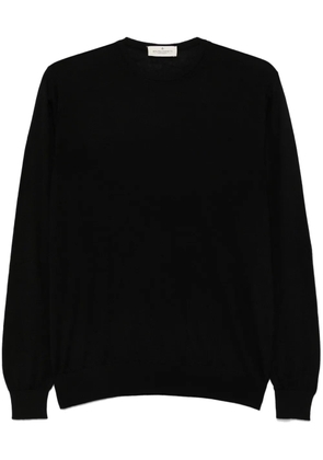 Bruno Manetti fine-knit sweater - Black