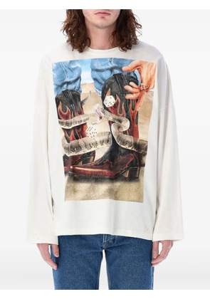 Palm Angels graphic-print cotton T-shirt - White