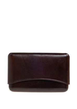 LEMAIRE curved wallet - Brown