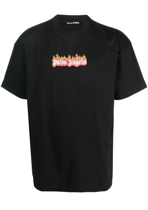 Palm Angels logo-print T-shirt - Black