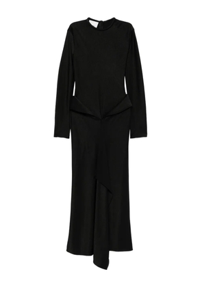 Nanushka crew-neck draped maxi dress - Black
