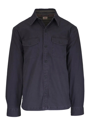 FAHERTY buttoned chest-pocket jacket - Grey