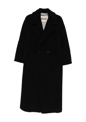 Herno double-breasted coat - Black