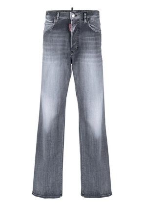 DSQUARED2 high-rise straight-leg jeans - Black