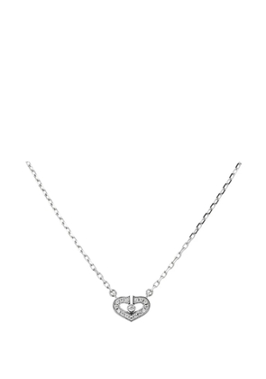 Cartier 2000s Coeur et Symbole diamond-embellishment necklaces - Silver