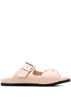 Nº21 bow detail strappy slides - Pink