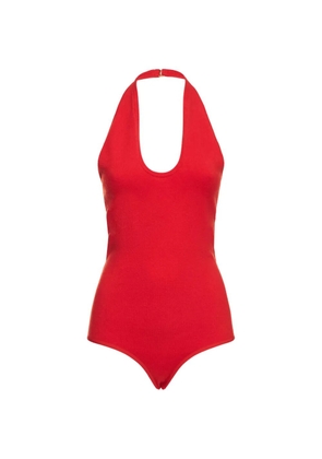 Michael Kors halterneck bodysuit - Red