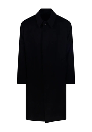 Lardini button-closure coat - Black