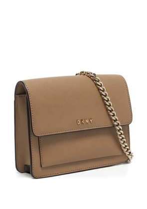 DKNY flap chain crossbody bag - Neutrals