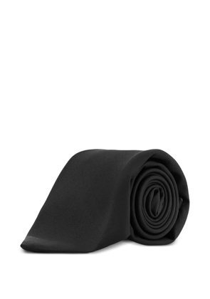 Kiton silk tie - Black