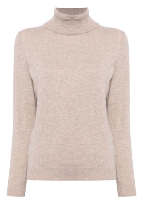 N.Peal mock-neck jumper - Neutrals