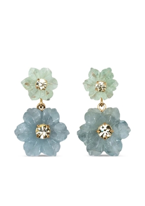 Jennifer Behr Hattie flower earrings - Gold