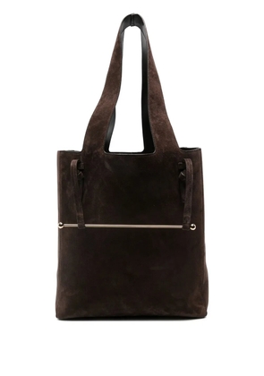 Strathberry suede shoulder bag - Brown