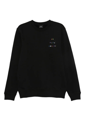 PS Paul Smith logo-embroidered sweatshirt - Black