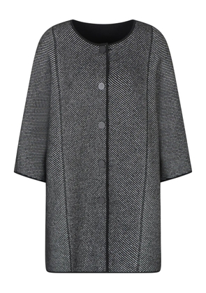 Emporio Armani single-breasted coat - Black