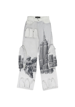 Who Decides War angel over the city jeans - White
