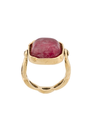 Goossens Square Cabochons ring - Gold