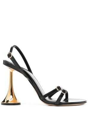 Coperni Orchestra 90mm leather sandals - Black