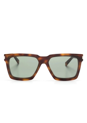Saint Laurent Eyewear Wellington tortoiseshell sunglasses - Brown
