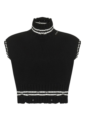 Marni high-neck sleeveless T-shirt - Blue