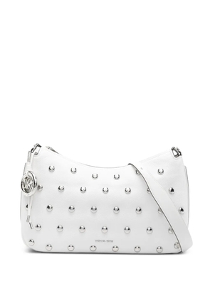 Michael Kors studded shoulder bag - White