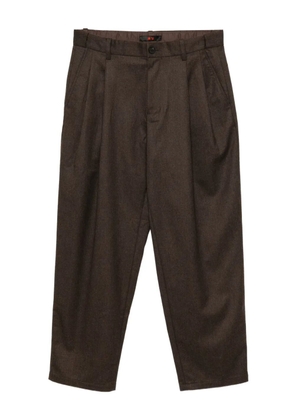 CROQUIS tapered trousers - Brown