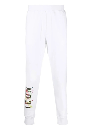 DSQUARED2 Icon-print detail trousers - White