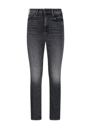 MOTHER The Hustler Flood high-waisted jeans - Grey