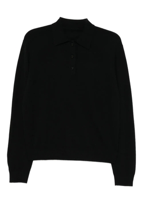 JNBY knitted polo top - Black