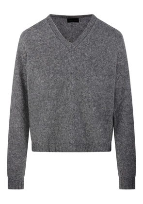 Roberto Collina V-neck sweater - Grey