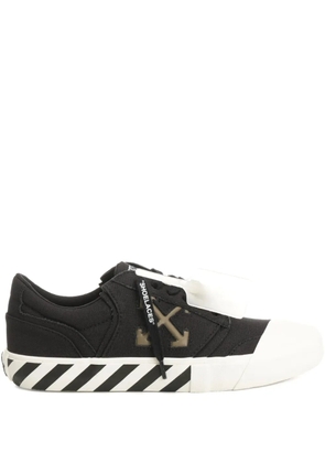 Off-White stripe-detail sneakers - Black