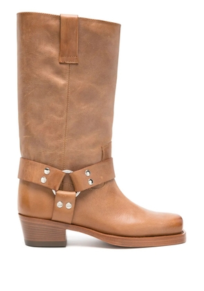Paris Texas Roxy 50mm leather boots - Brown