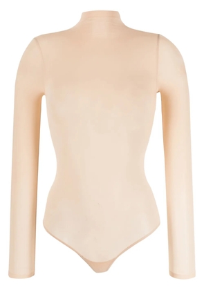 Wolford Buenos Aires String semi-sheer bodysuit - Neutrals