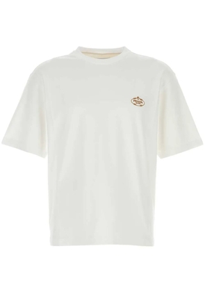 Prada logo-embroidered T-shirt - White