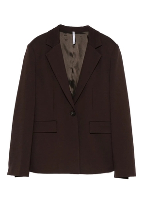 Liviana Conti pocket single-breasted jacket - Brown