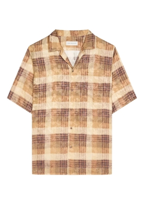 DRIES VAN NOTEN plaid shirt - Yellow