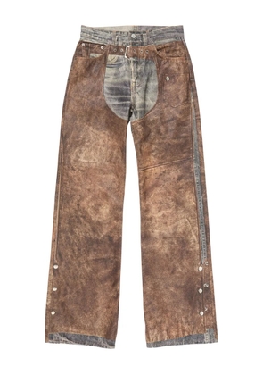 Acne Studios printed jeans - Brown