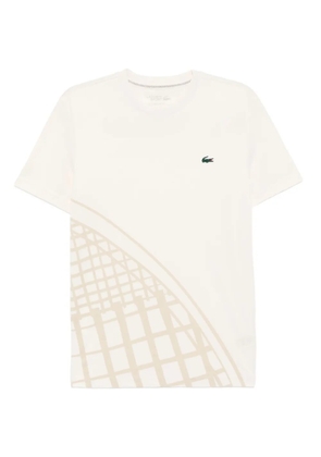Lacoste printed performance T-shirt - Neutrals