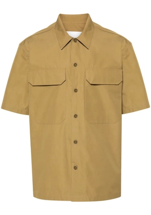 Jil Sander short-sleeve cotton shirt - Green