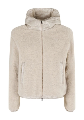 Herno quilted hooded jacket - Neutrals