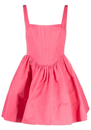 STAUD Landscape corset minidress - Pink