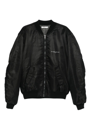 Ih Nom Uh Nit logo-print bomber jacket - Black