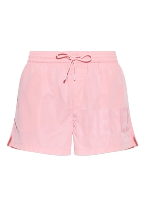 Diesel logo-print swim shorts - Pink