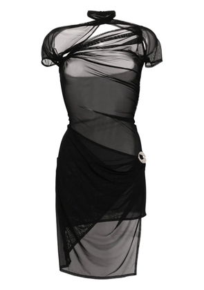 Coperni asymmetric dress - Black