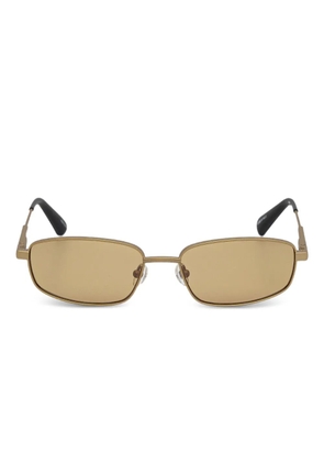 Jacquemus rectangle-frame sunglasses - Brown