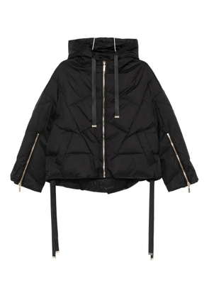 TWINSET quilted hooded jacket - Black