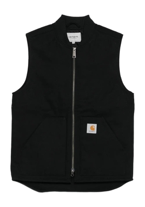 Carhartt WIP zip-front pocket vest - Black