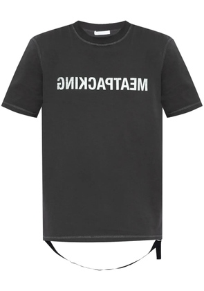 Helmut Lang logo-print T-shirt - Black