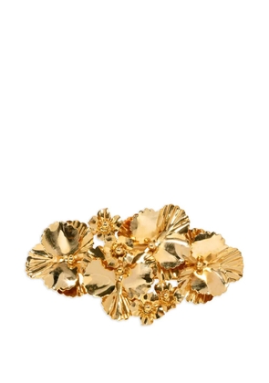Jennifer Behr Panola flower-petal hair accessory - Gold