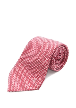 Louis Vuitton Pre-Owned 2018 all-over pattern tie - Red